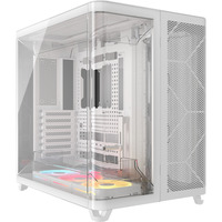 Corsair AIR 5400 LX-R LINK , Tower-Gehäuse weiß, Panoramic Glass