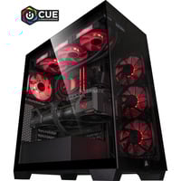 ALTERNATE Custom PC Series • iCUE Red Elements Gaming-PC schwarz/transparent, ohne Betriebssystem