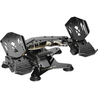 MOZA MRP Rudder Pedals, Pedale schwarz/silber