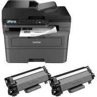 Brother MFC-L2827DWXL, Multifunktionsdrucker dunkelgrau, USB, LAN, WLAN, Scan, Kopie, Fax, Duplex (Druck)