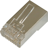 Digitus CAT.5 Modularstecker für Rundkabel, geschirmt, 100 Stück 