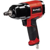 EINHELL Druckluft-Schlagschrauber TC-PW 340 schwarz/rot, Lösemoment 340 Nm, 1/2", inkl. 8 Stecknüsse