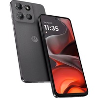 Motorola moto g15 128GB, Handy Gravity Grey, Android 15, Kunstleder, 4 GB