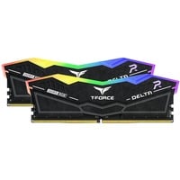 Team Group DIMM 48 GB DDR5-8200 (2x 24 GB) Dual-Kit, Arbeitsspeicher schwarz, FF3D548G8200HC38EDC01, DELTA RGB, INTEL XMP, AMD EXPO