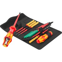 Wera Kraftform Kompakt Turbo i 1 Tool Finder, 16-teilig, Steckschlüssel rot/gelb, 16-teilig