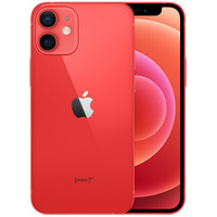 Apple iPhone 12 mini 64GB Generalüberholt, Handy Product Red, iOS