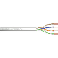Digitus Professional Cat.5e U/UTP Verlegekabel simplex, Eca grau, 100 Meter Rolle