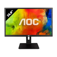 AOC I2475PXQU Generalüberholt, LED-Monitor 60.5 cm (23.8 Zoll), schwarz, FullHD, IPS, HDMI, DisplayPort, VGA, USB-Hub