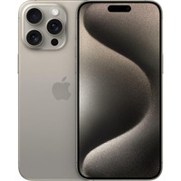 Apple iPhone 15 Pro Max 256GB Generalüberholt, Handy Titan Natur, iOS
