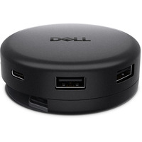 Dell Pro 7-in-1 USB-C Reise Dock DA326, Dockingstation schwarz