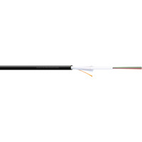 Digitus Verlegekabel A/I-DQ(ZN)BH 50/125µ OM3 12F Dca schwarz, 1 Meter