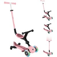 GLOBBER Go-Up Active Lights 360, Scooter rosa/pink