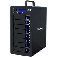 HighPoint RocketStor 6438S External SAS/SATA JBOD Tower, Laufwerksgehäuse schwarz, 8-Bay