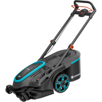GARDENA Akku-Rasenmäher PowerMax Duo 46/36V P4A, Ready-To-Use-Set 2, 36Volt (2x18V) schwarz/grau, 2x Li-Ion Akku 2,5Ah, POWER FOR ALL ALLIANCE