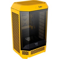 Thermaltake The Tower 300 Bumblebee, Tower-Gehäuse dunkelgelb, Tempered Glass
