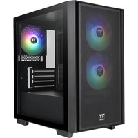 Thermaltake Versa H16 TG ARGB Black, Tower-Gehäuse schwarz, Tempered Glass
