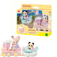 EPOCH Sylvanian Families - Freizeitpark Spielset Zugfahrt, Konstruktionsspielzeug 