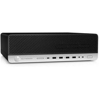 HP EliteDesk 800 G3 SFF Generalüberholt, PC-System schwarz/silber, Windows 10 Pro