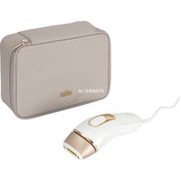 Braun Silk-expert Pro IPL PL5052, Haarentferner weiß/gold, inkl. Tasche + 2 Präzisionsaufsätze + Venus Rasierer