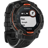 Garmin Instinct 3 Solar - 45 mm, Smartwatch Kohle/ Schwarz, Silikon-Armband