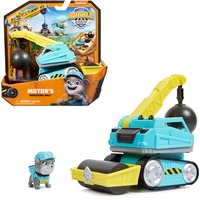 Spin Master Rubble & Crew - Abrissbirnen-Baufahrzeug mit Motor-Figur, Spielfahrzeug