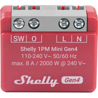 Shelly 1PM Mini Gen4, Relais rot