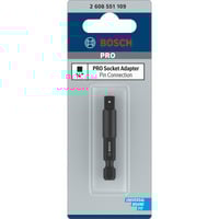 Bosch PRO Socket Adapter 1/4'' Sechskant > 1/4" Vierkant Impact Control