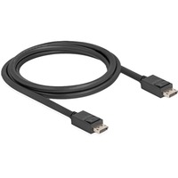 DeLOCK Kabel DisplayPort 2.1 Stecker > DisplayPort Stecker, 16K, 80 Gbps schwarz, 1,8 Meter