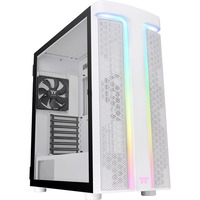 Thermaltake H590 TG ARGB Snow White, Tower-Gehäuse weiß, Tempered Glass