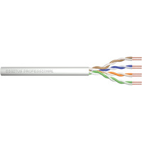 Digitus Professional ASSNET250 Cat.6 U/UTP Verlegekabel simplex, Eca grau, 305 Meter Trommel