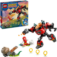 LEGO 77005 Sonic the Hedgehog Knuckles vs. Dr. Eggmans Egg Crusher Mech, Konstruktionsspielzeug