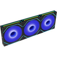 Lian Li UNI FAN SL-INF FLEX 120 Wireless, Gehäuselüfter schwarz, 3er Pack mit Controller, 120 mm