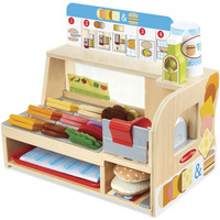 Spin Master Melissa & Doug - Slice & Stack Sandwich Theke, Spielküche