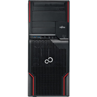 Fujitsu CELSIUS W520 Generalüberholt, PC-System schwarz/rot, Windows 10 Pro
