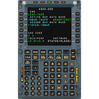 MOZA MA3F Flight Computer Display, Instrumentenpanel schwarz