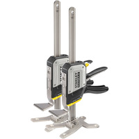 Stanley FATMAX Einhand-Montagewerkzeug Tradelift, Doppelpack schwarz/gelb, 2 Stück, Hubkraft 150kg