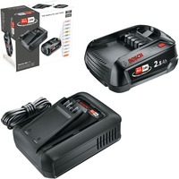 Bosch Akku Starter-Set 18V 1x 2,5Ah + Schnellladegerät AL 18V-44 schwarz, Li-Ionen Akku 2,5Ah, POWER FOR ALL ALLIANCE