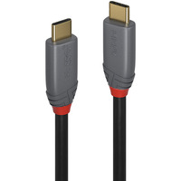 Lindy USB 3.2 Typ C Kabel, 5A PD, Anthra Line grau, 1m