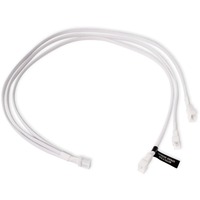 Alphacool Y-Kabelsplitter 4-Pin auf 3x 4-Pin PWM, 60cm weiß