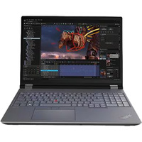 Lenovo ThinkPad P16 G2 (21FA006BGE), Notebook grau/schwarz, Intel® Core™ i7-13850HX, NVIDIA RTX 3500, 64 GB DDR5, 512 GB (512 GB SSD), Windows 11 Pro 64-Bit