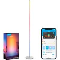Govee RGBICW Smart Eck-Stehlampe, LED-Leuchte schwarz