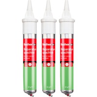 fischer GOW Reparaturspachtel Multipack, 70ml, Spachtelmasse weiß, 3 Stück