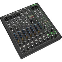MACKIE ProFX10 GO , Mischpult schwarz, akkubetriebener 10-Kanal Mixer mit FX