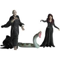 Schleich Wizarding World Lord Harry Potter - Voldemort mit Nagini & Bellatrix, Spielfigur