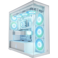 ARCTIC Xtender , Tower-Gehäuse weiß, Tempered Glass x 2 (klar)