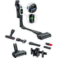 Bosch Unlimited 10 BCS1041WAC , Stielstaubsauger schwarz/weiß, mit Akku und Ladegerät