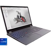 Lenovo ThinkPad P16 G2 (21FA000JGE), Notebook grau/schwarz, Intel® Core™ i9-13980HX, Intel® Arc™ Pro A30M, 64 GB DDR5, 2 TB (2 TB SSD), Windows 11 Pro