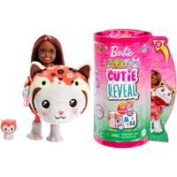 Mattel Barbie Cutie Reveal Chelsea Costume Cuties Serie - Kitty Red Panda, Puppe