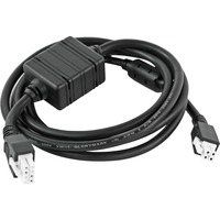 Zebra DC-Kabel für Mehrfachladegeräte, passend für Zebra Netzteile schwarz