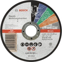 Bosch PRO Multi Construction Trennscheibe, Ø 125mm Bohrung 22,23mm, ACS 46 V BF, gerade
